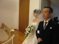4月28日（日）に同僚のHさんの結婚式に
