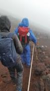今年のお盆休みに友人と富士山に登ってきま