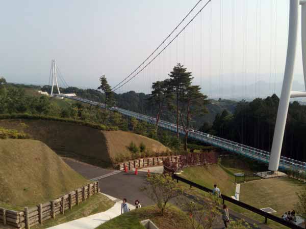 静岡県三島市の三島スカイウォークに行って